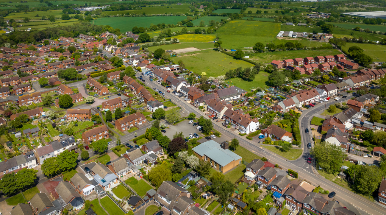 oak view drone image.