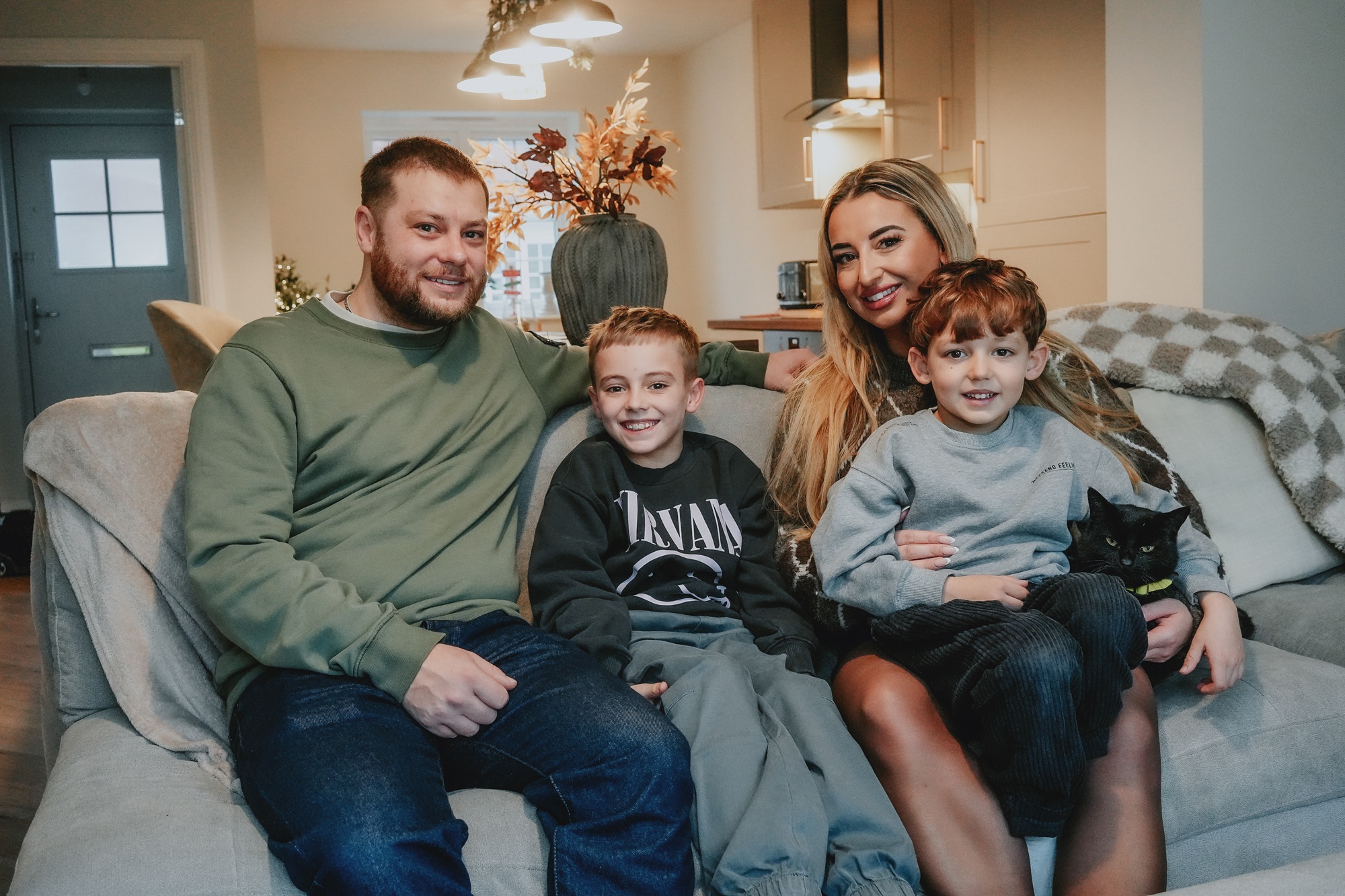 Family of Four Gets Onto the Property Ladder at The Laurels Development in the Derbyshire Village of Brailsford