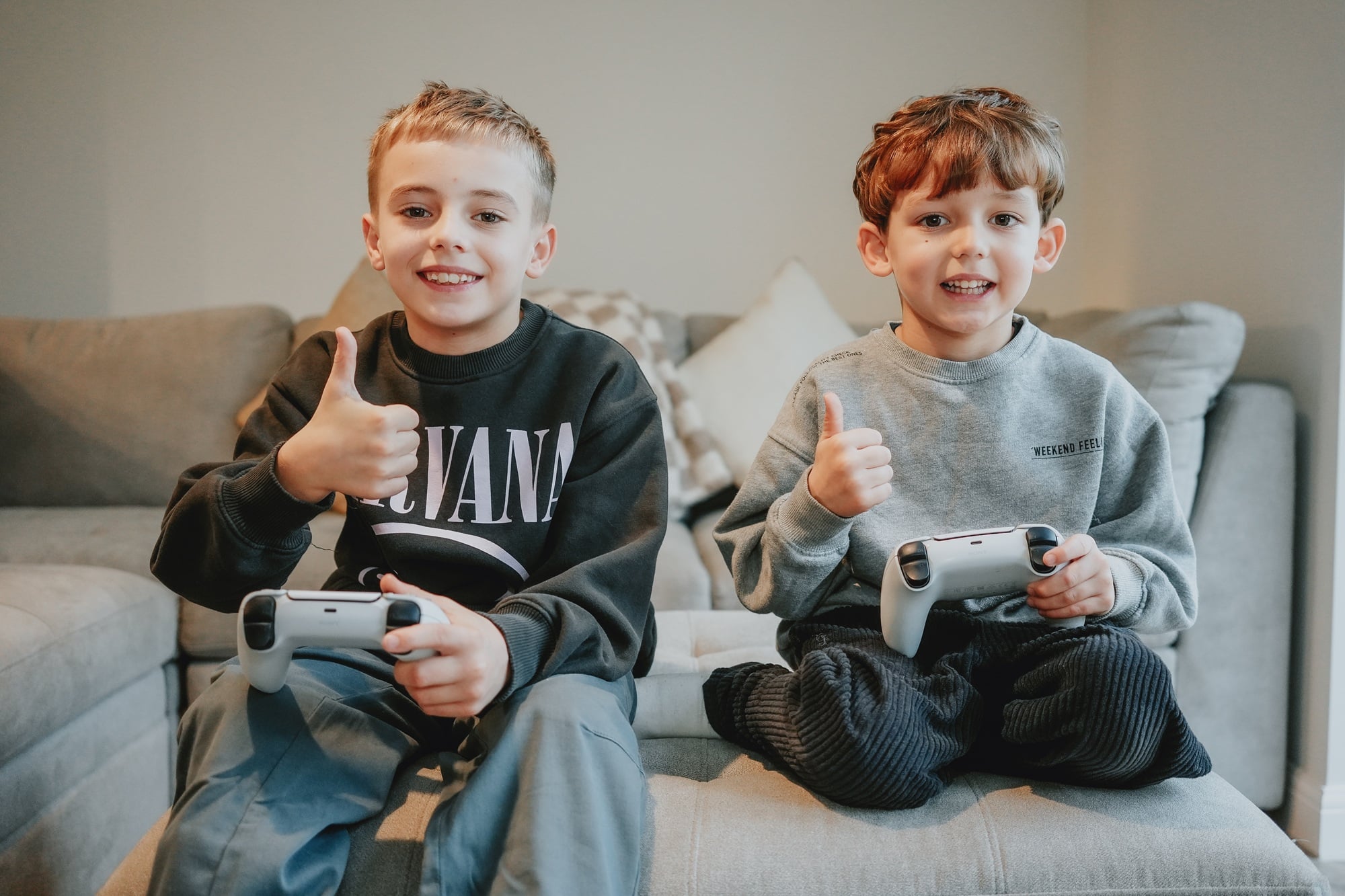 The Baldwins stood outside their new home, The Birch, at The Laurels in Brailsford, Derbyshire