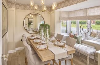Willow Rise showhome dining room