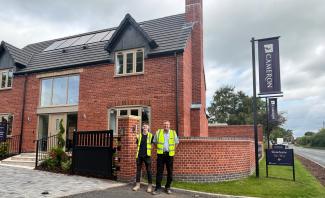 Pride in the Job Accolade for Cameron Homes' Site Manager at Octara Court in Yoxall