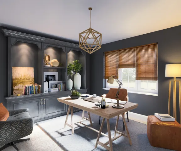Luxury homes, indoor aesthetics, office