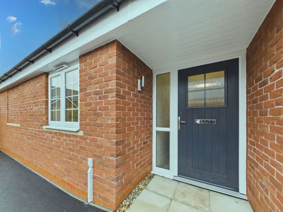 Benson front door (Plot 9) Willow Rise