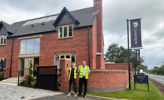 Pride in the Job Accolade for Cameron Homes' Site Manager at Octara Court in Yoxall