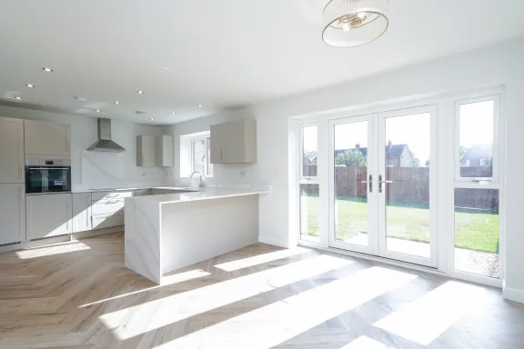 Heywood Open Plan Kitchen with French Doors