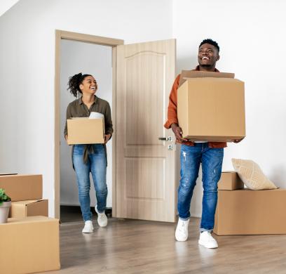 first time buyers moving in