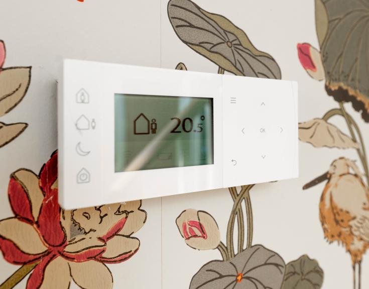 Thermostat on wall Thermostat on wall