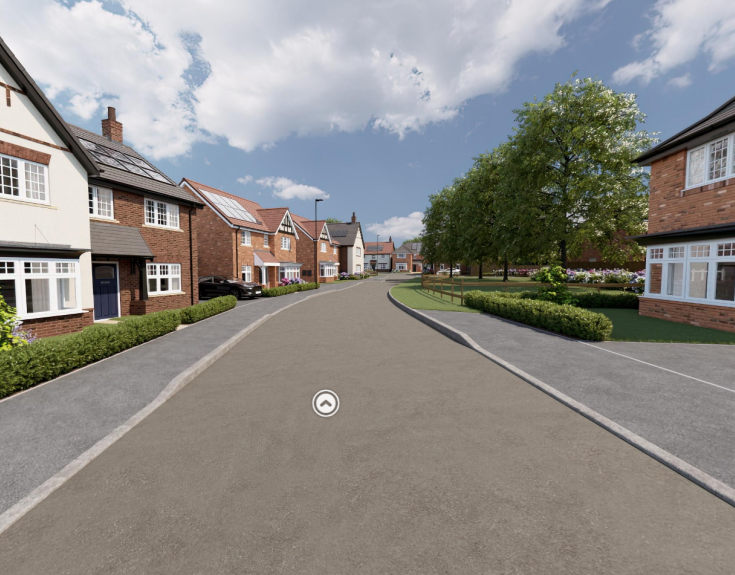 Street view of Oak View