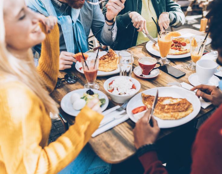 Brunch with friends