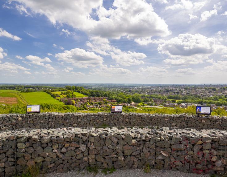 Open views across Redhill 